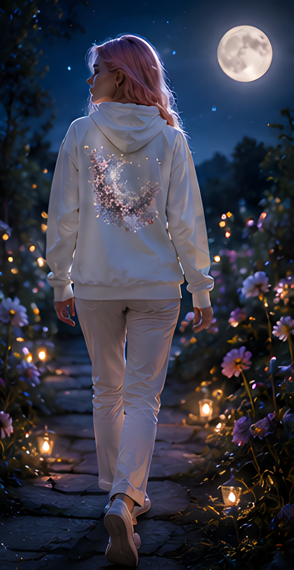 Sudadera Moonflower Bloom