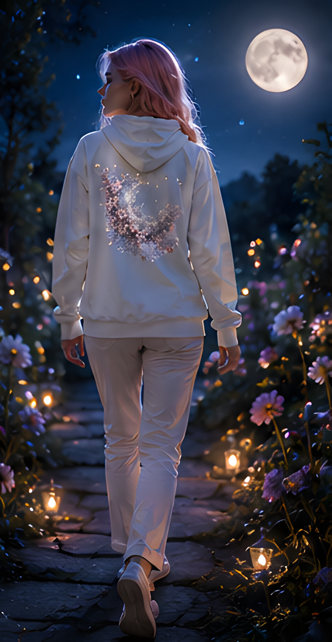 Sudadera Moonflower Bloom