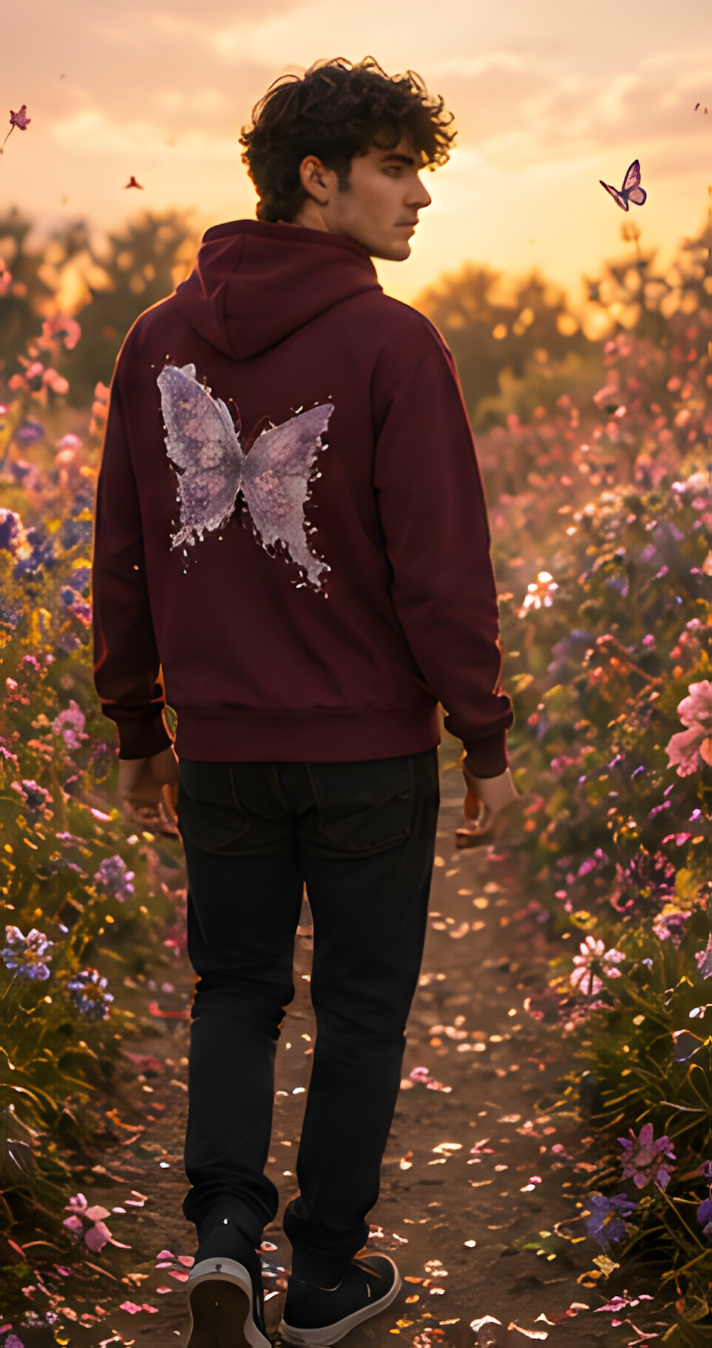 Sudadera Butterfly Bloom