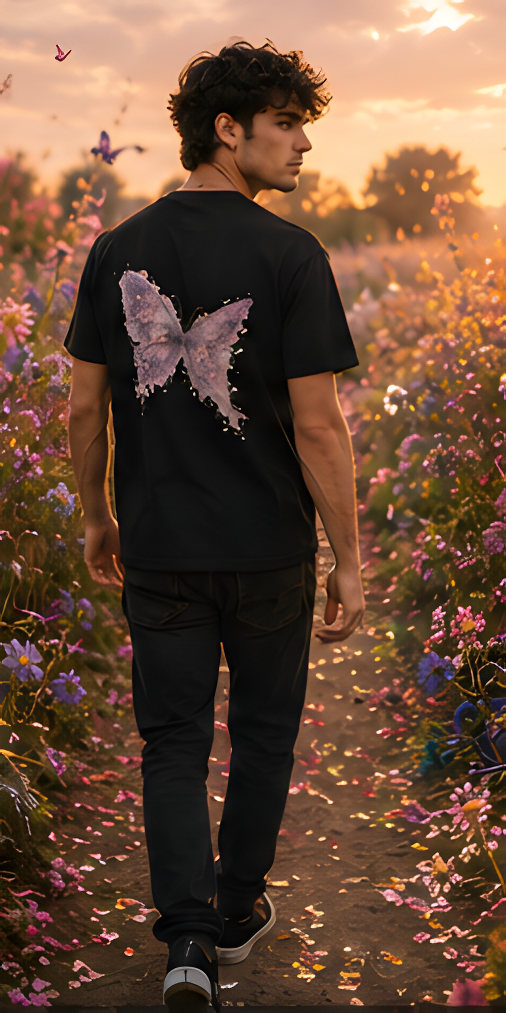 Camiseta Butterfly Bloom
