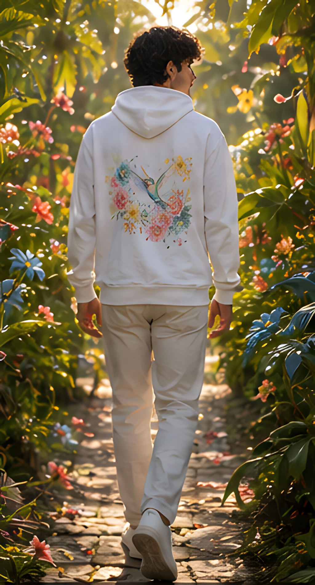 sudadera hummingbird bloom
