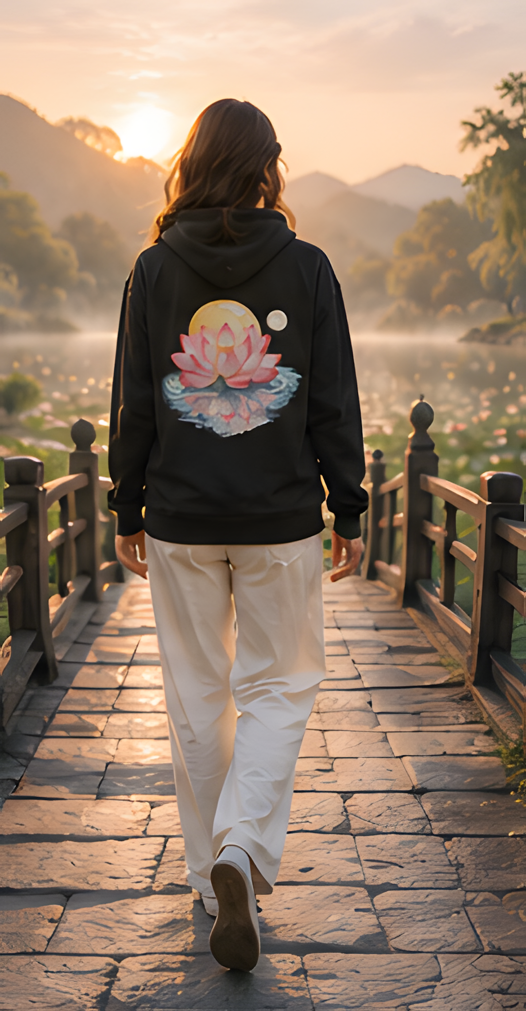 Sudadera Lotus Bloom
