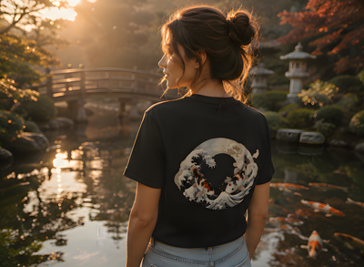 Camiseta Koi Harmony