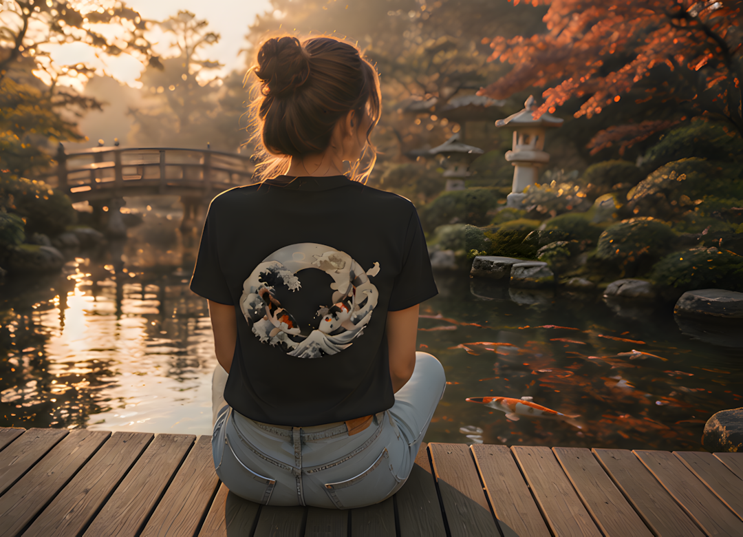Camiseta Koi Harmony