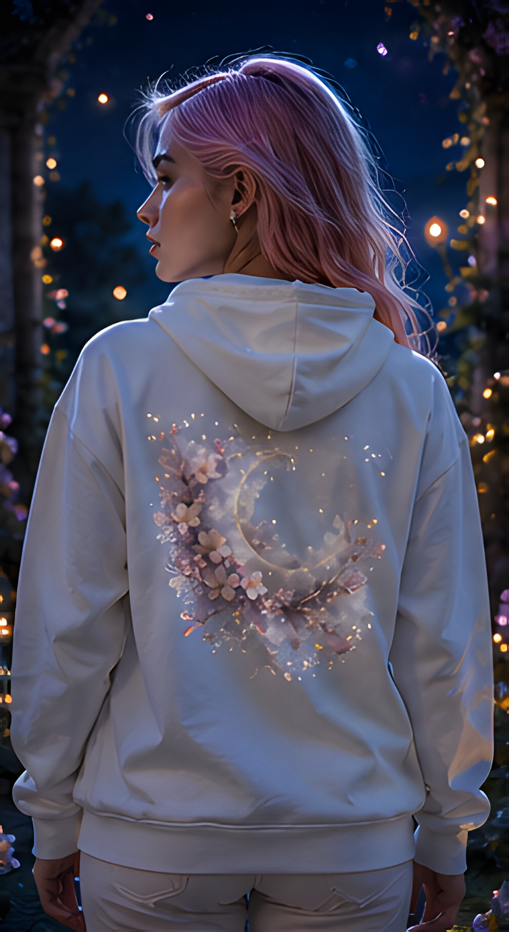 Sudadera Moonflower Bloom