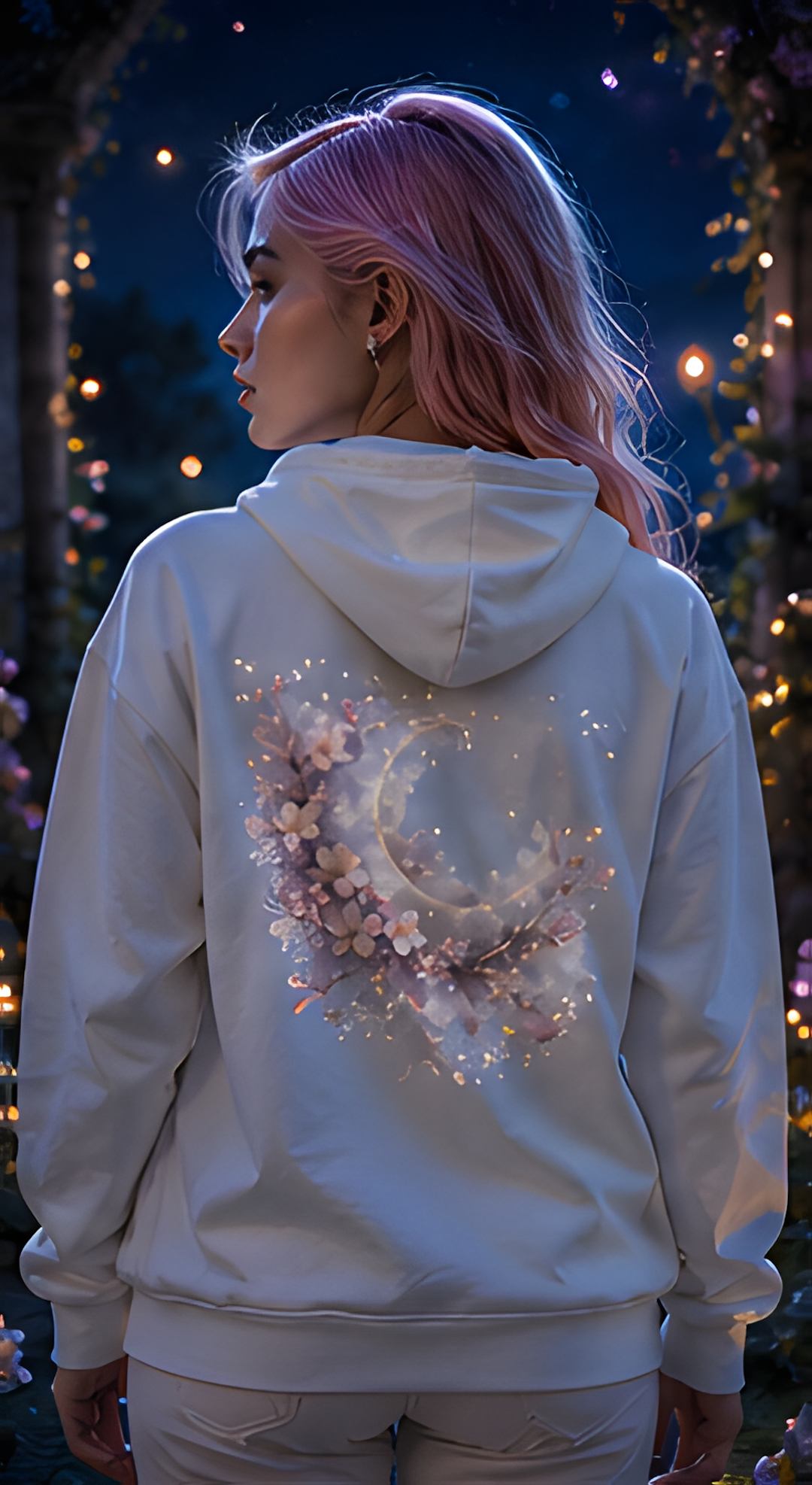 Sudadera Moonflower Bloom