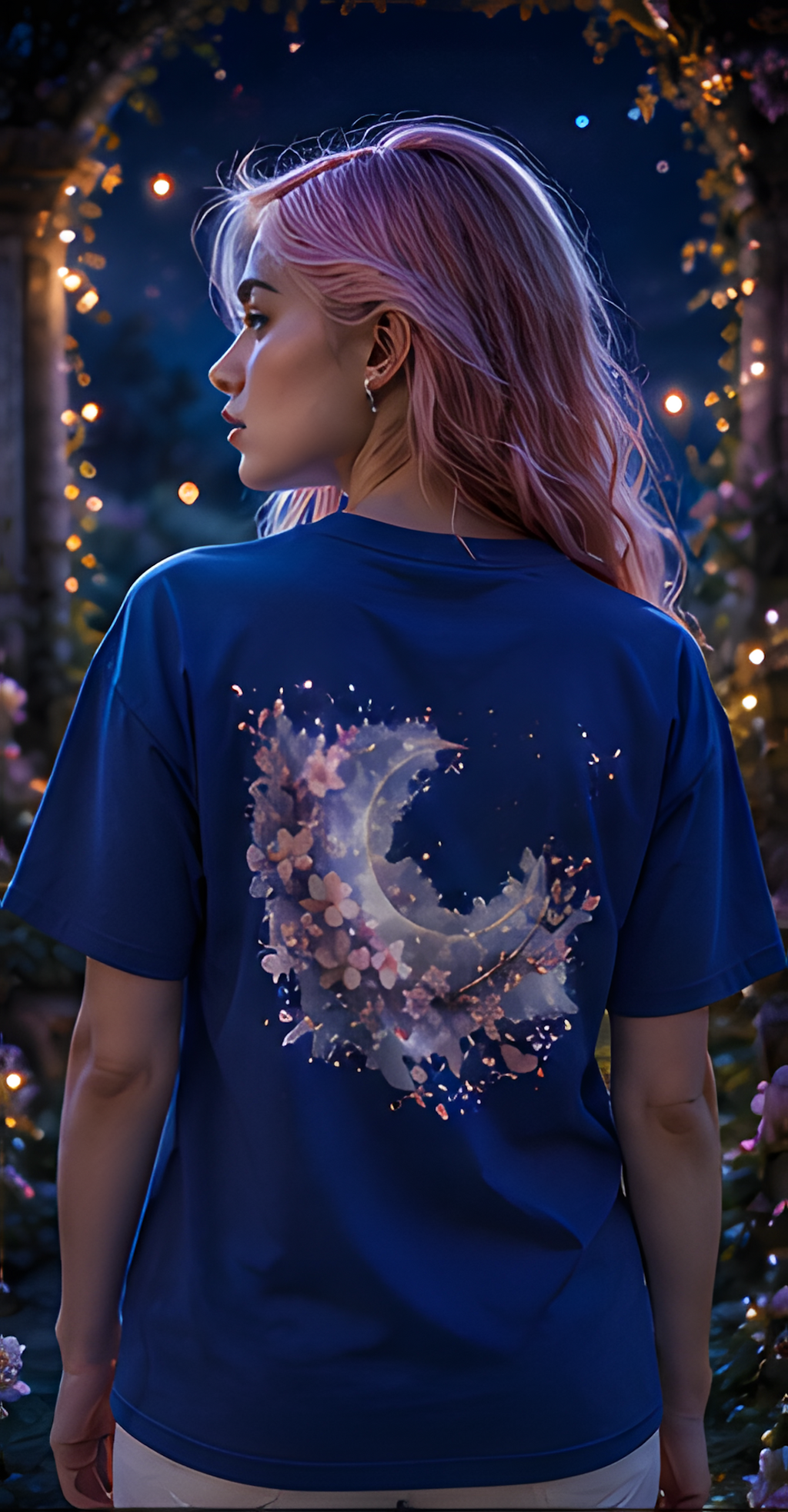 Camiseta Moonflower Bloom