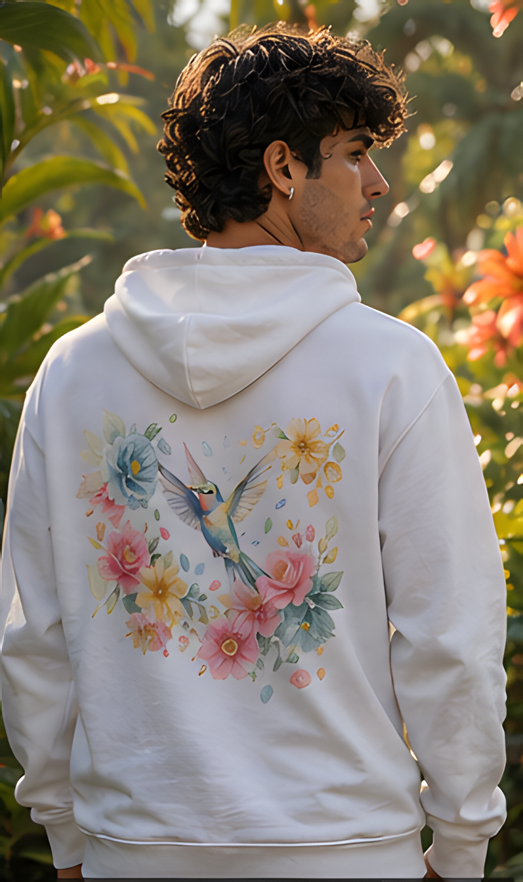 sudadera hummingbird bloom