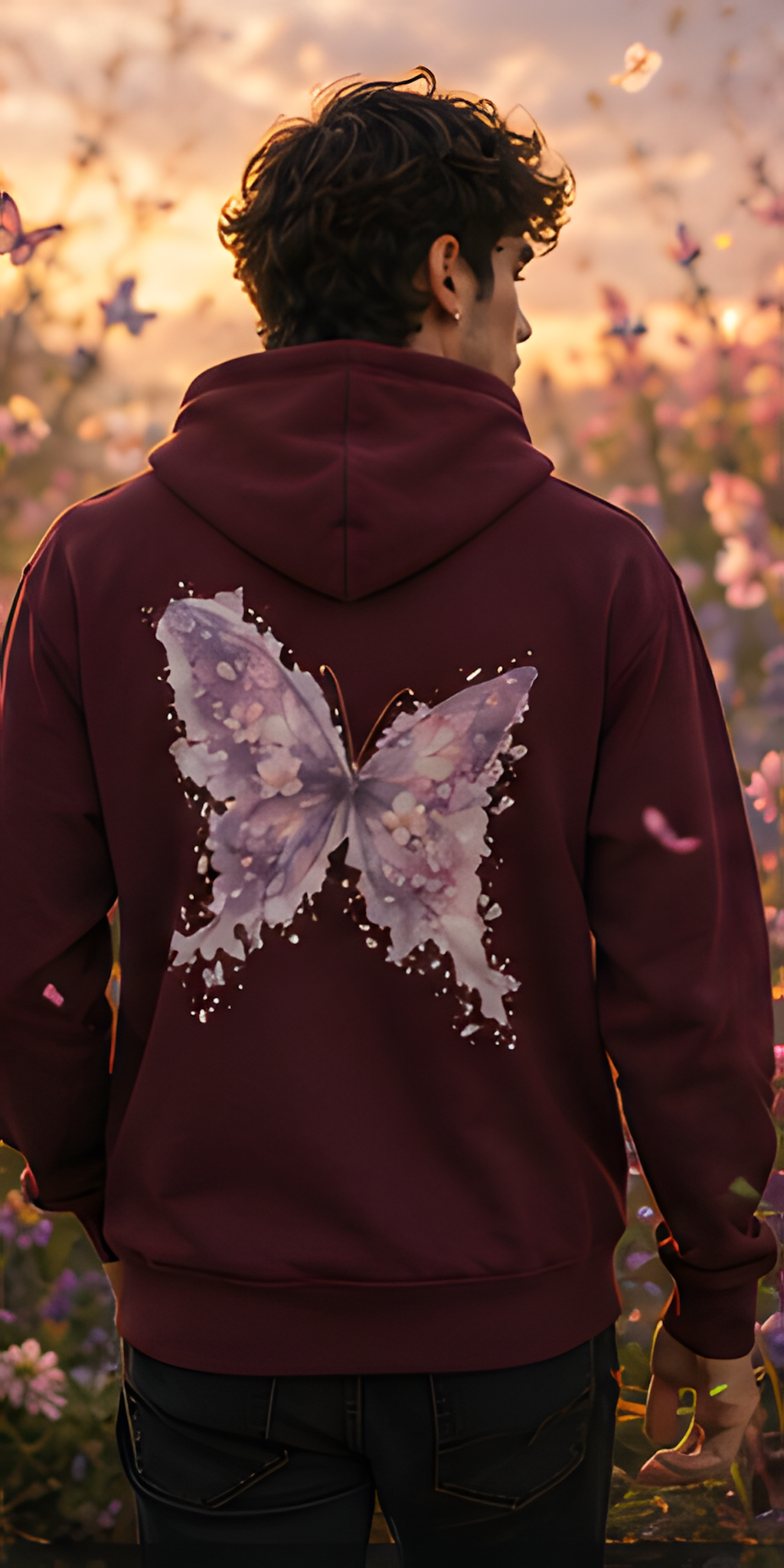 Sudadera Butterfly Bloom