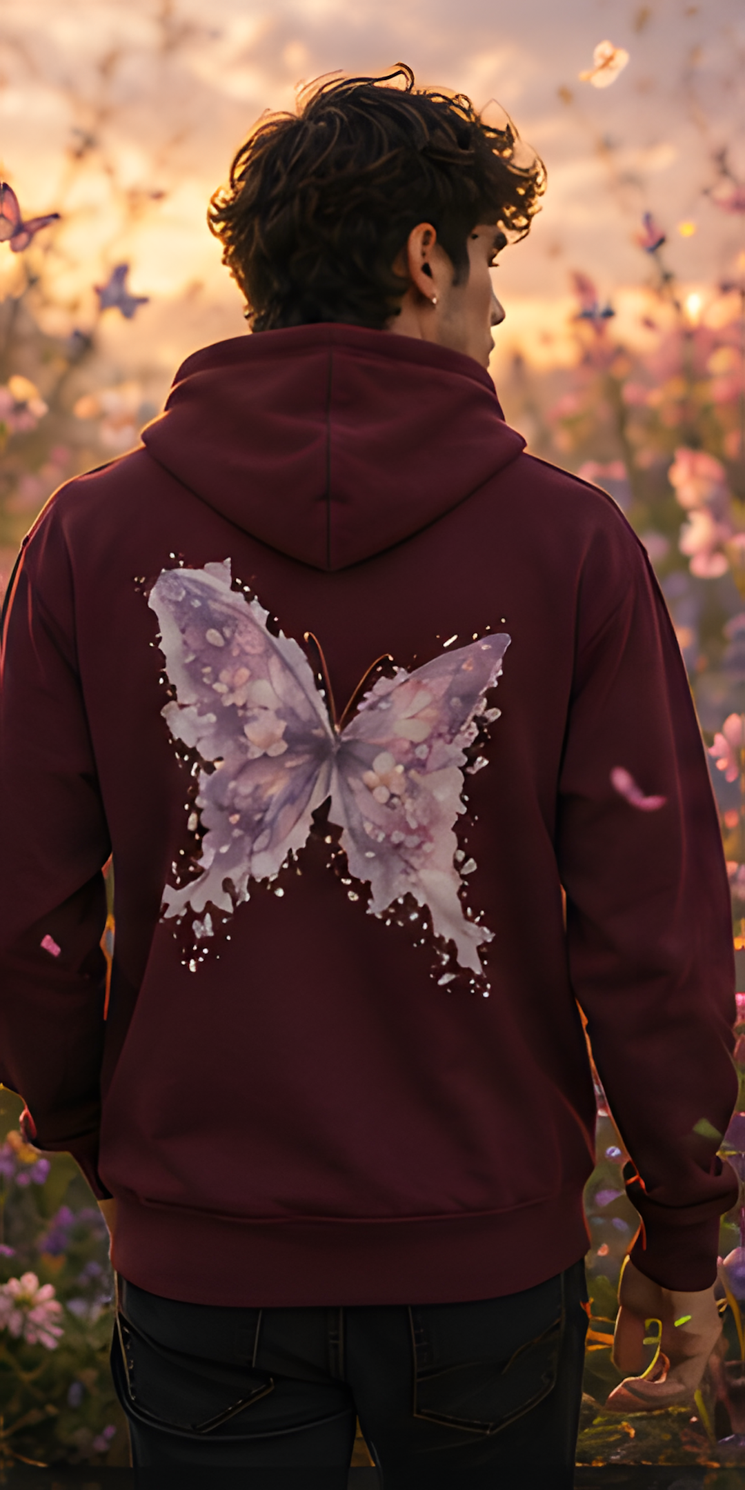 Sudadera Butterfly Bloom