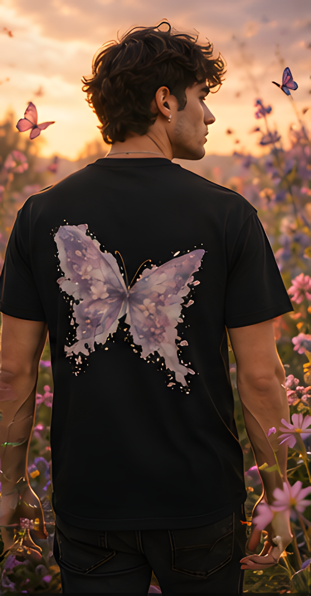 Camiseta Butterfly Bloom