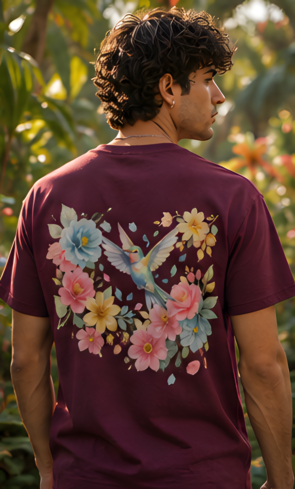 Camiseta Hummingbird Bloom