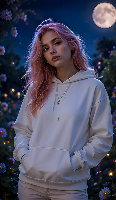 Sudadera Moonflower Bloom