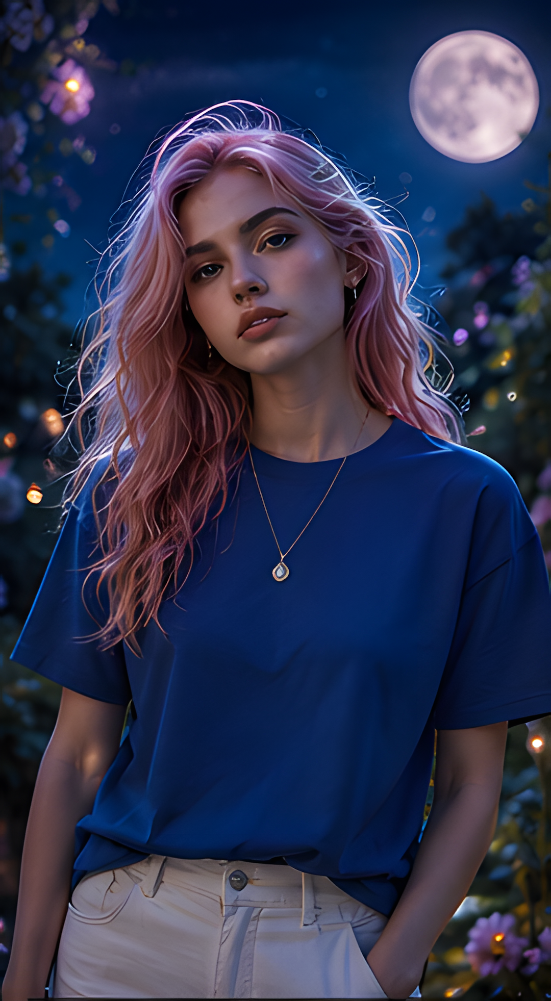 Camiseta Moonflower Bloom