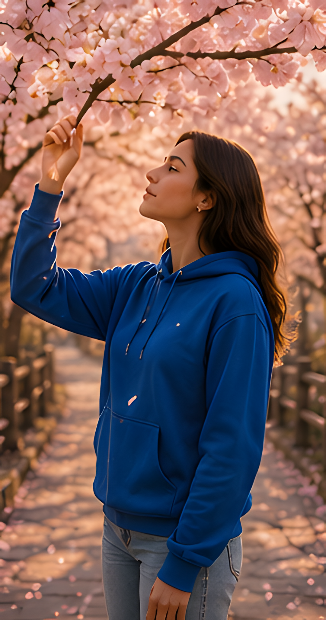 Sudadera Sakura Bloom
