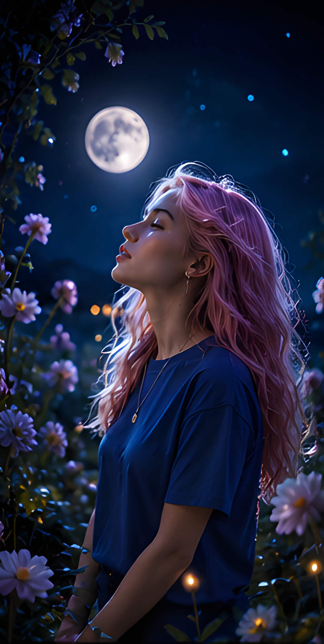 Camiseta Moonflower Bloom