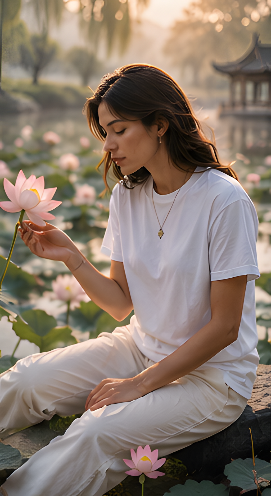 Camiseta Lotus Bloom