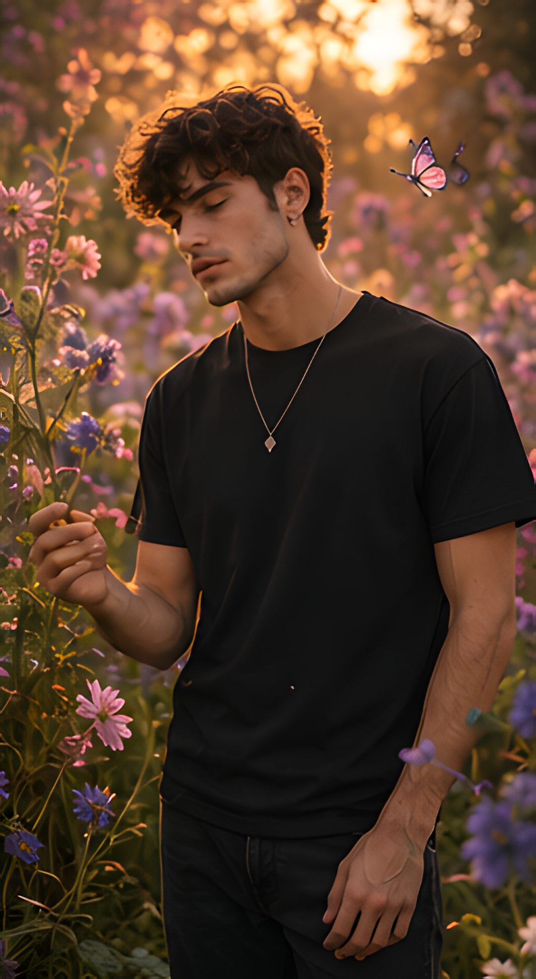 Camiseta Butterfly Bloom