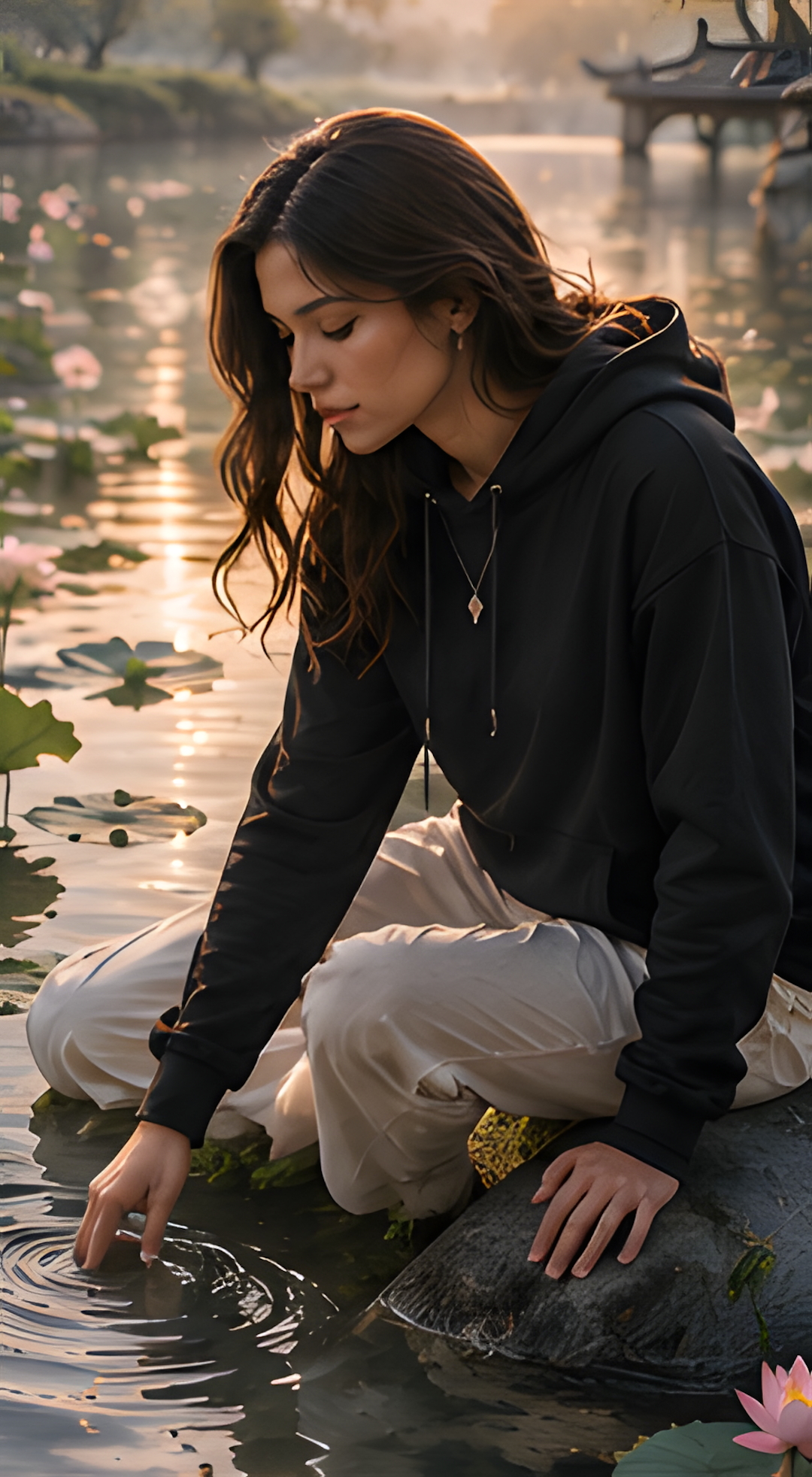 Sudadera Lotus Bloom