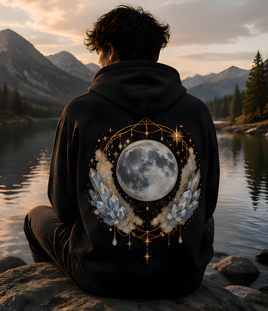 Sudadera Moonveil Celestial
