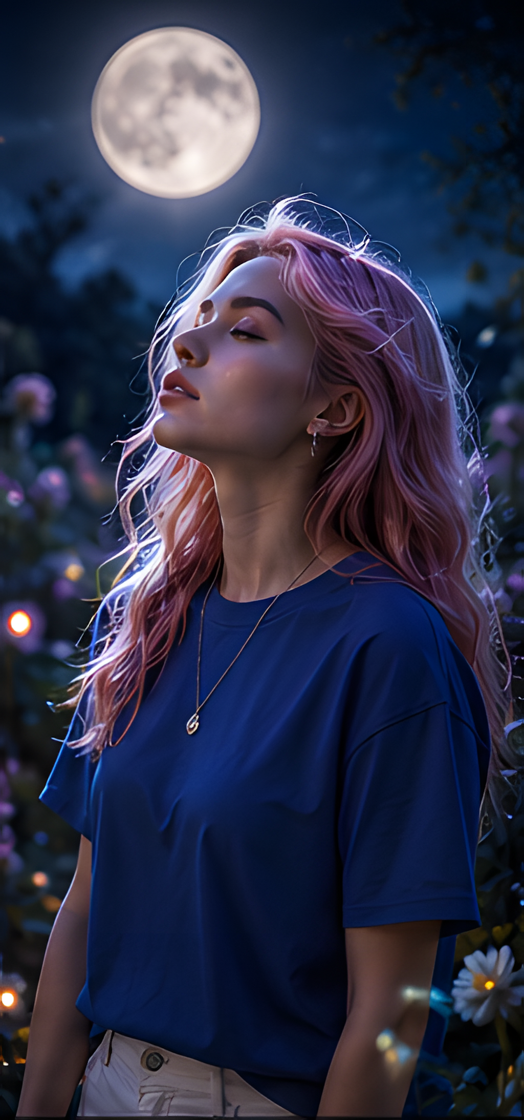 Camiseta Moonflower Bloom