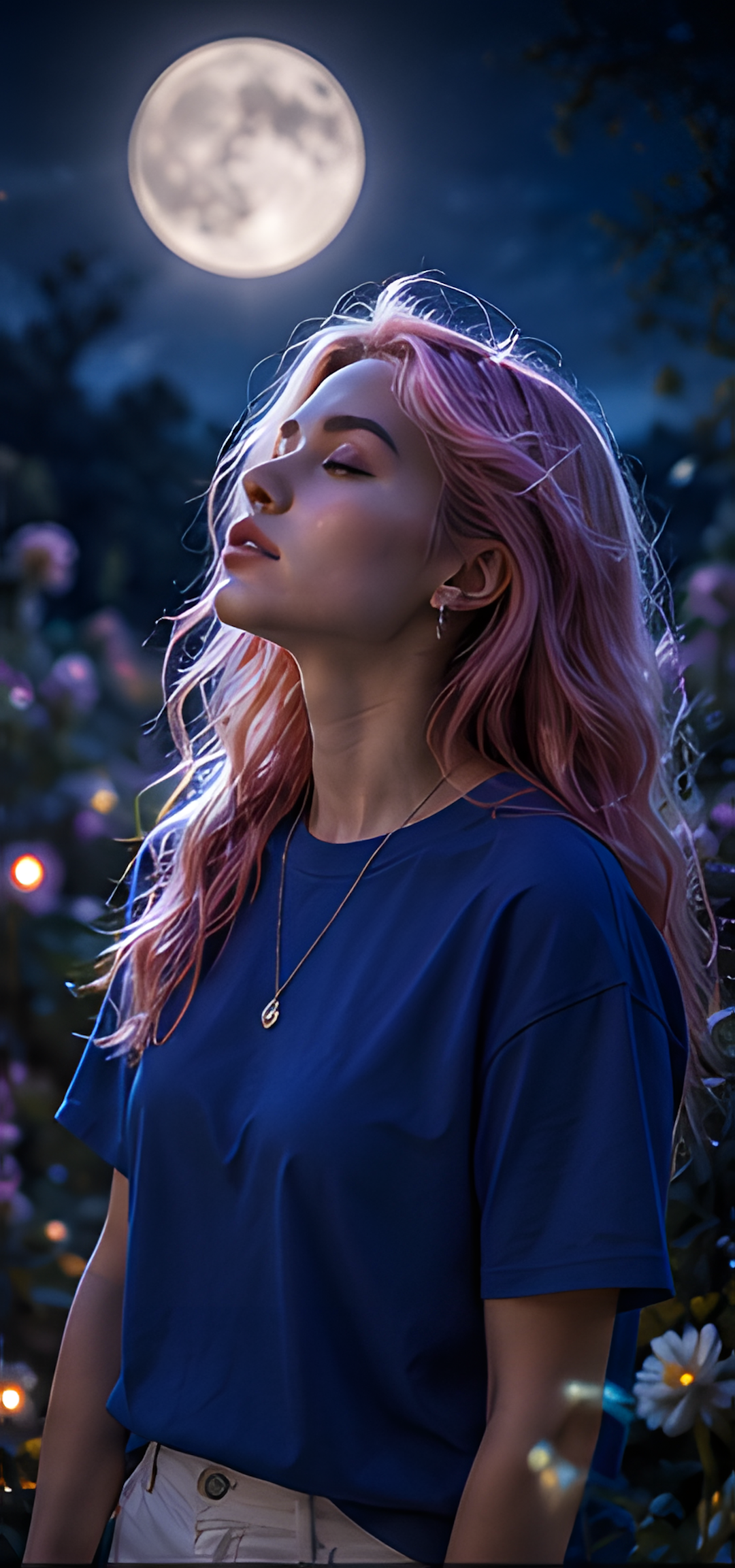 Camiseta Moonflower Bloom