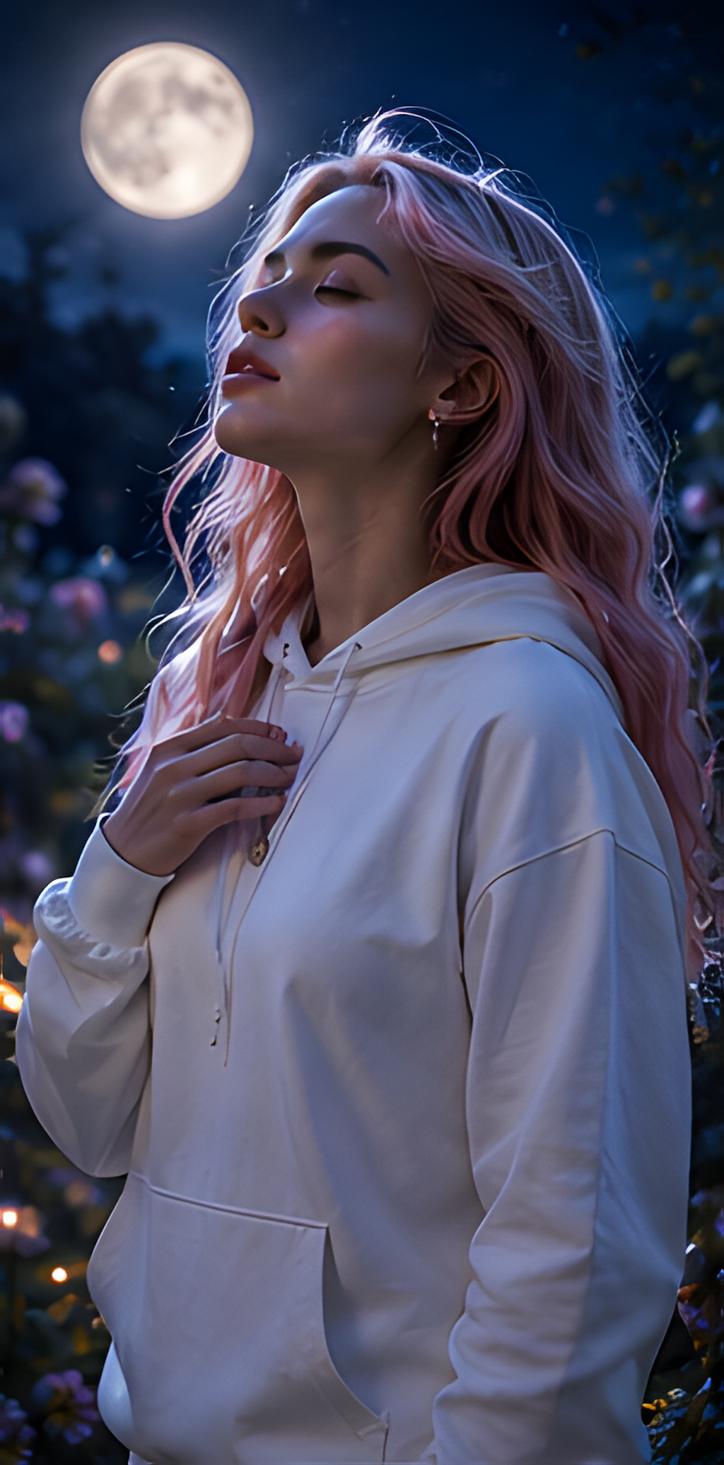 Sudadera Moonflower Bloom