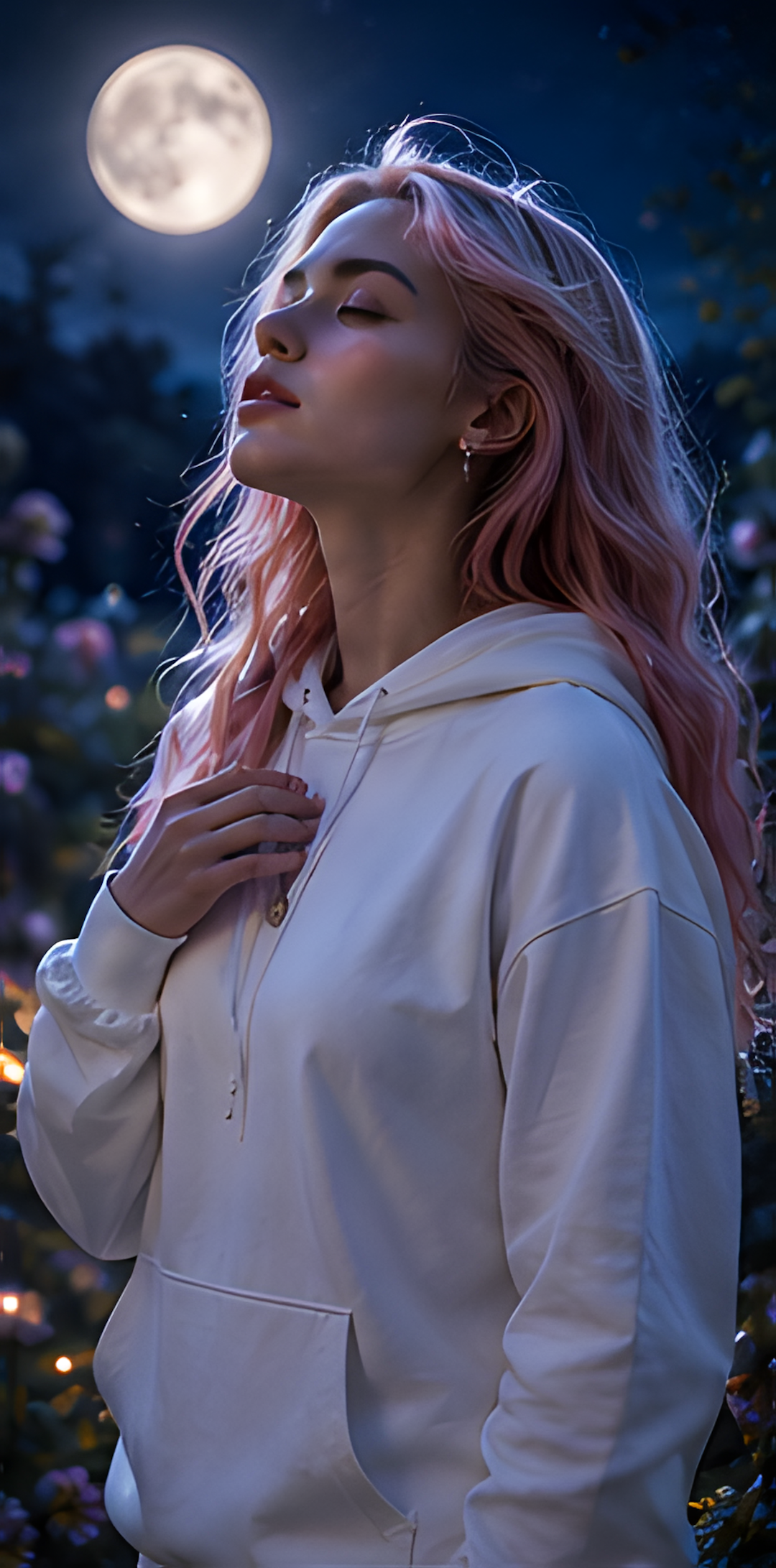Sudadera Moonflower Bloom