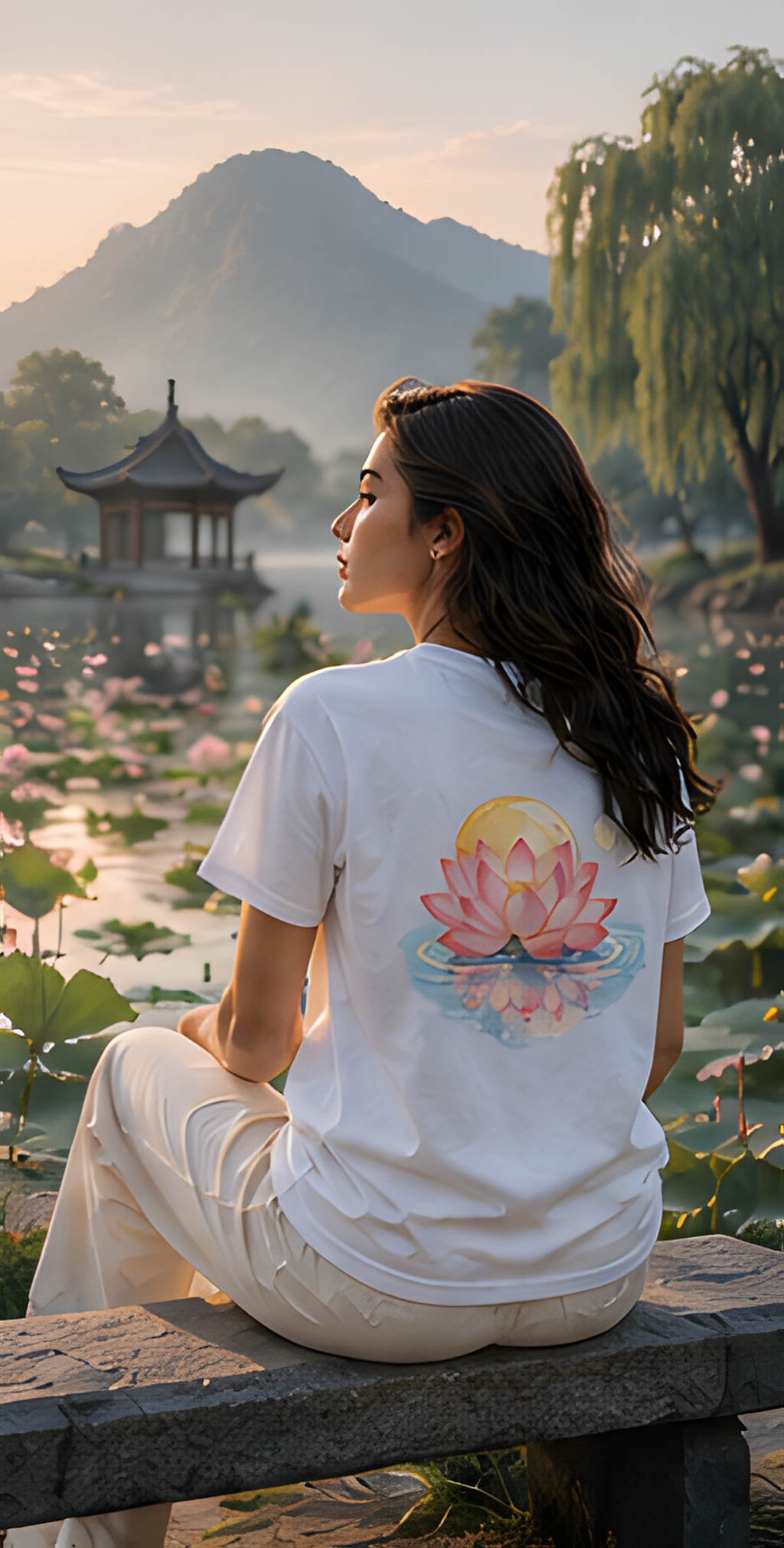 Camiseta Lotus Bloom