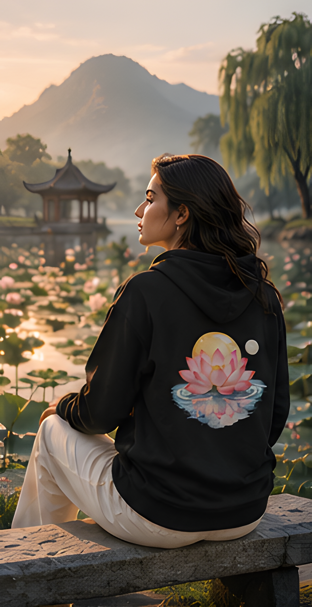 Sudadera Lotus Bloom
