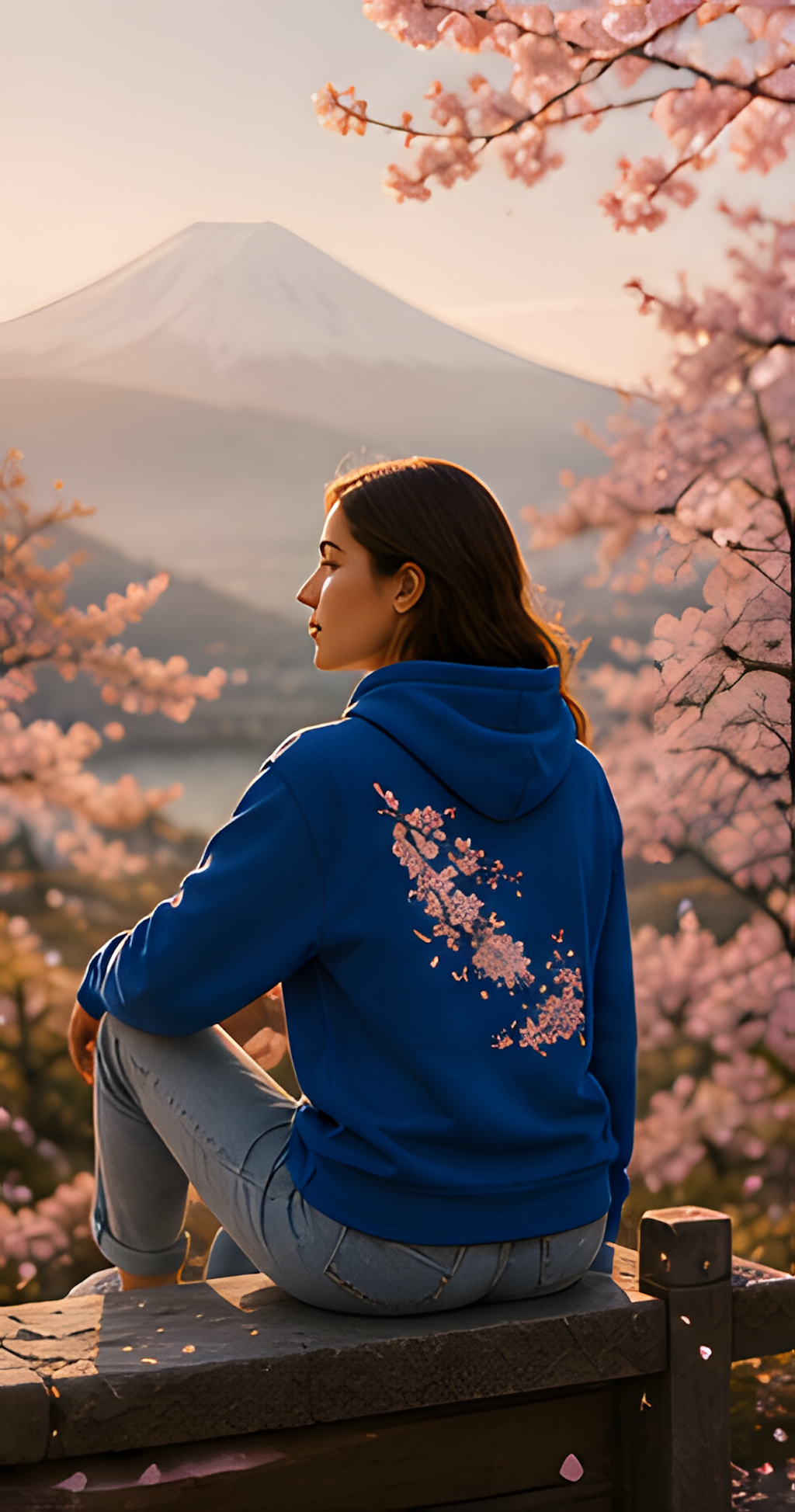 Sudadera Sakura Bloom