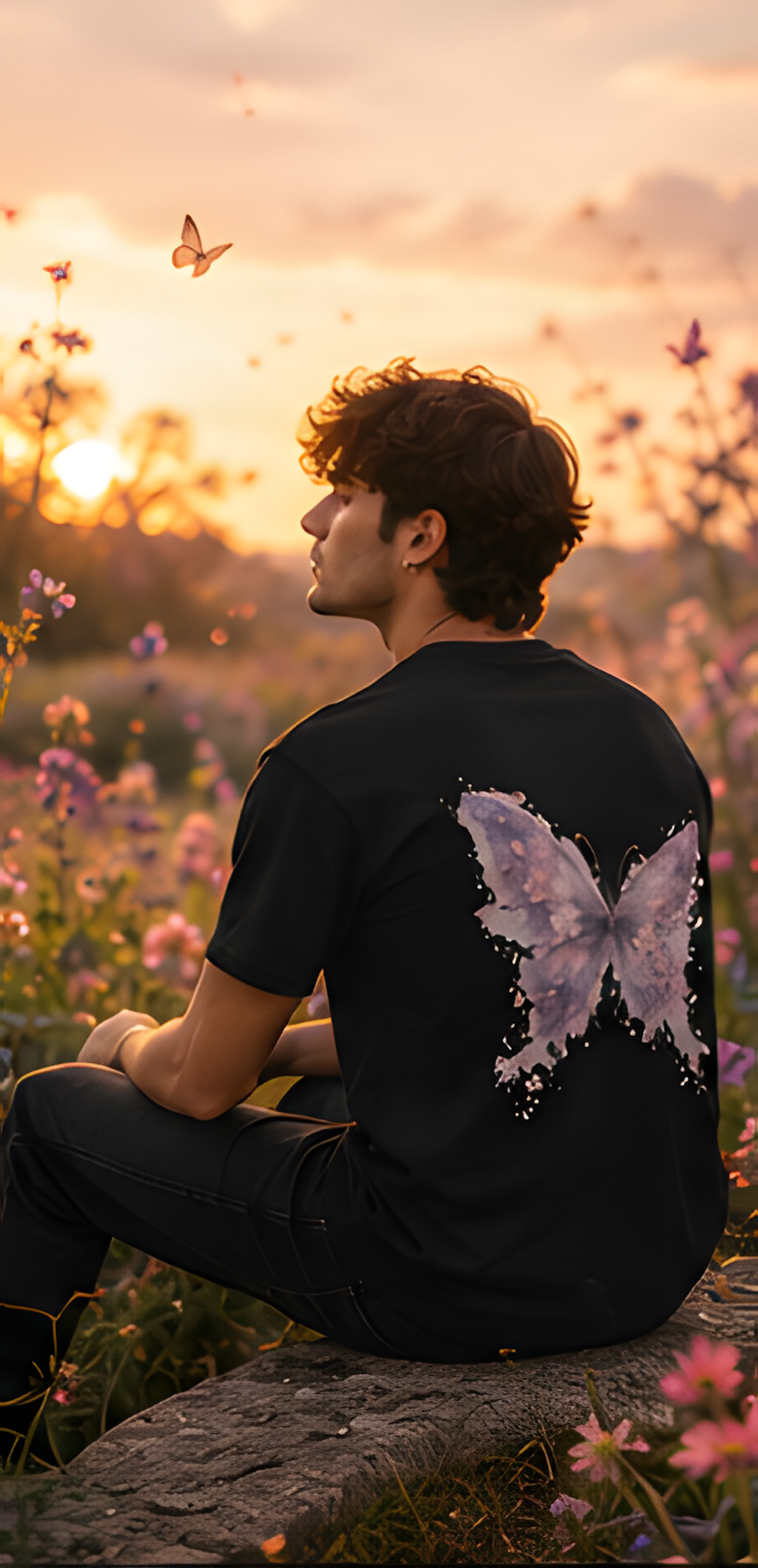 Camiseta Butterfly Bloom