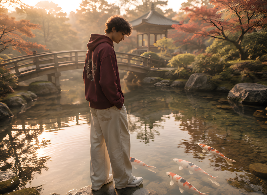Sudadera Koi Harmony