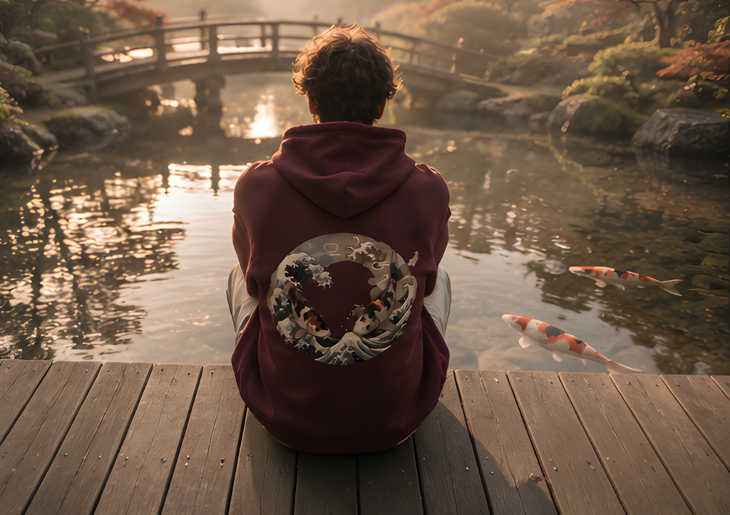 Sudadera Koi Harmony